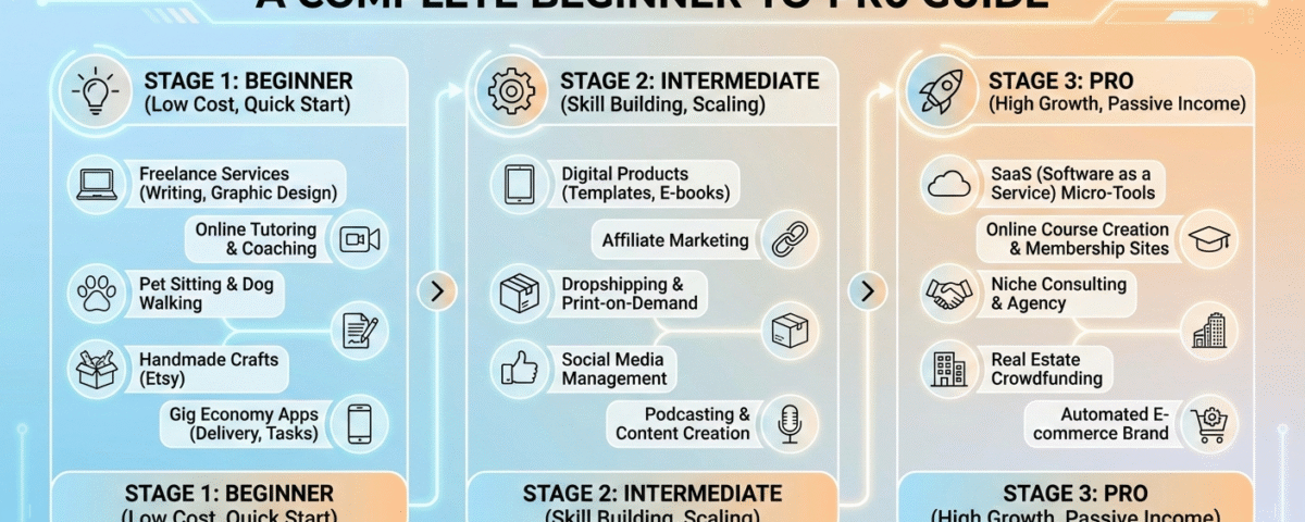 Side Hustle Small Business Ideas for 2026: A Complete Beginner-to-Pro Guide