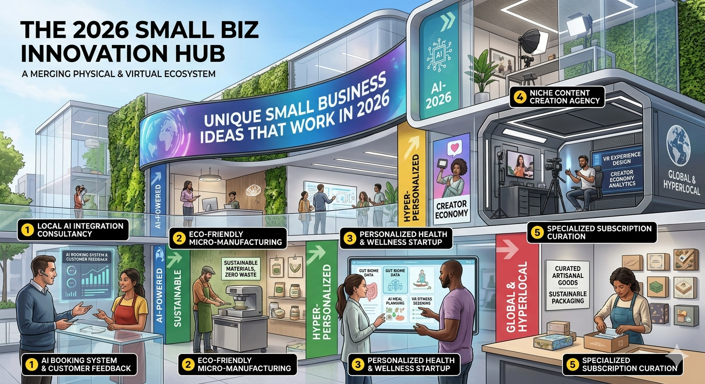 Unique Small Business Ideas That Work in 2026
