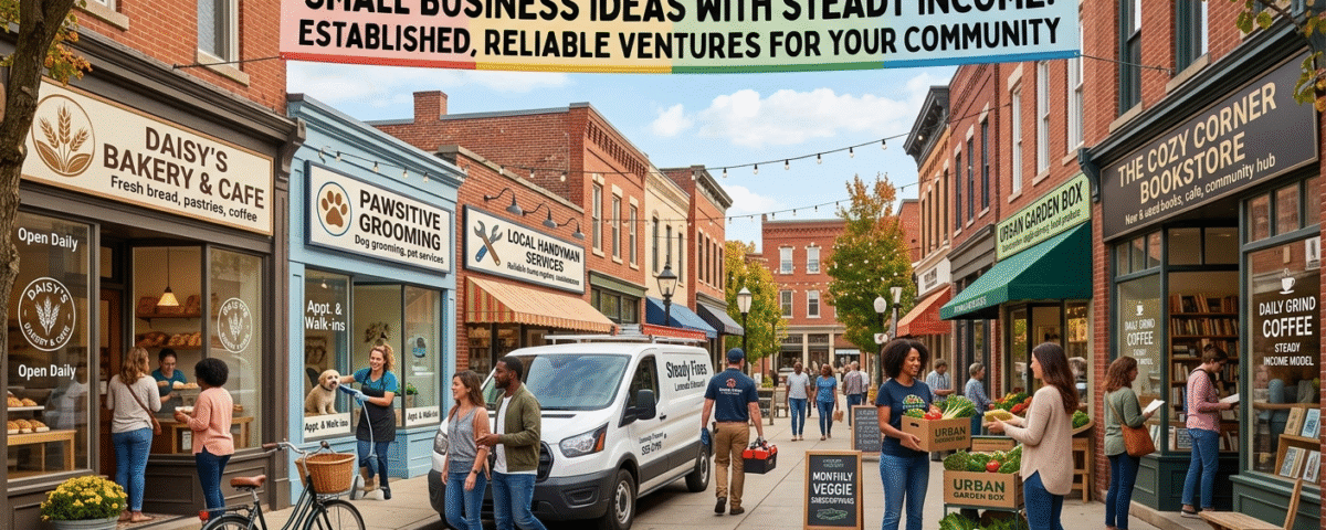 small business ideas with steady income
