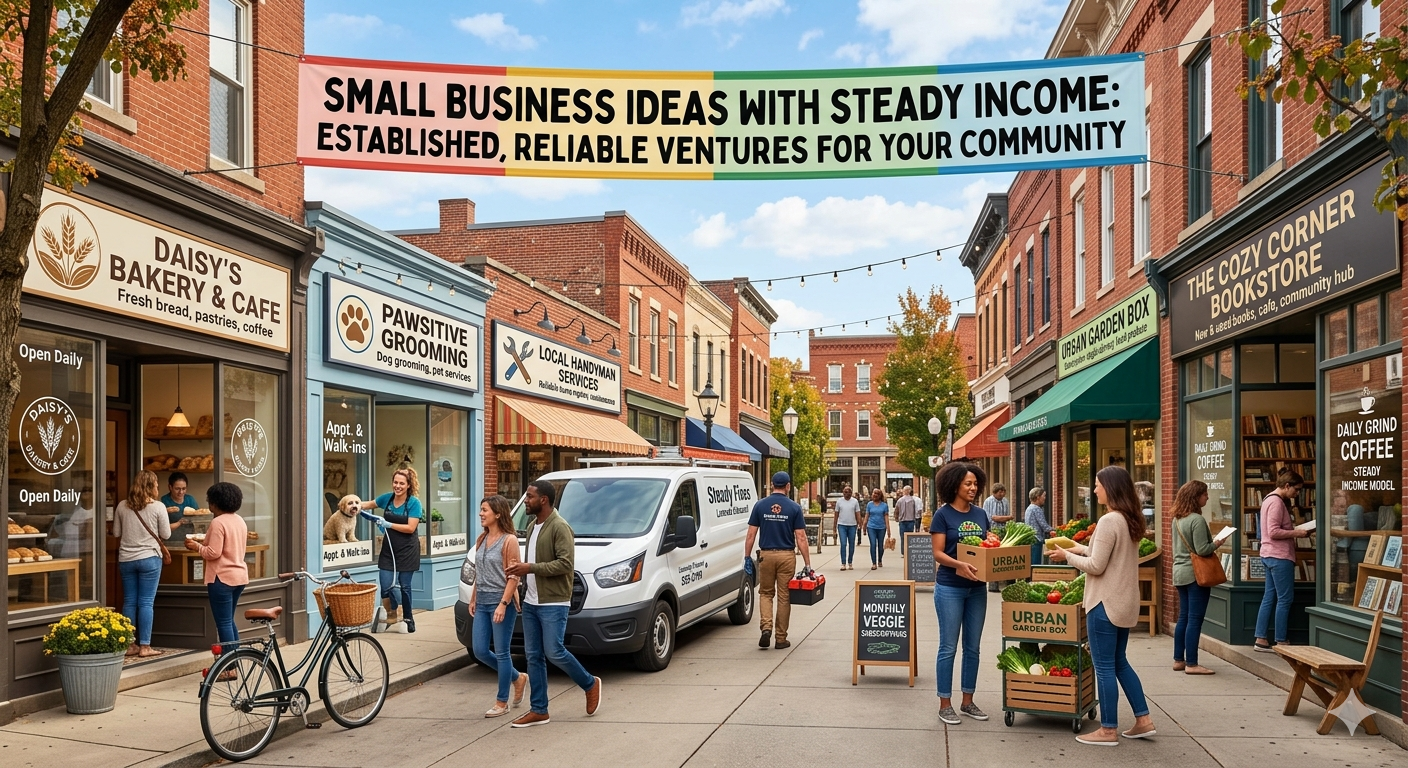 small business ideas with steady income