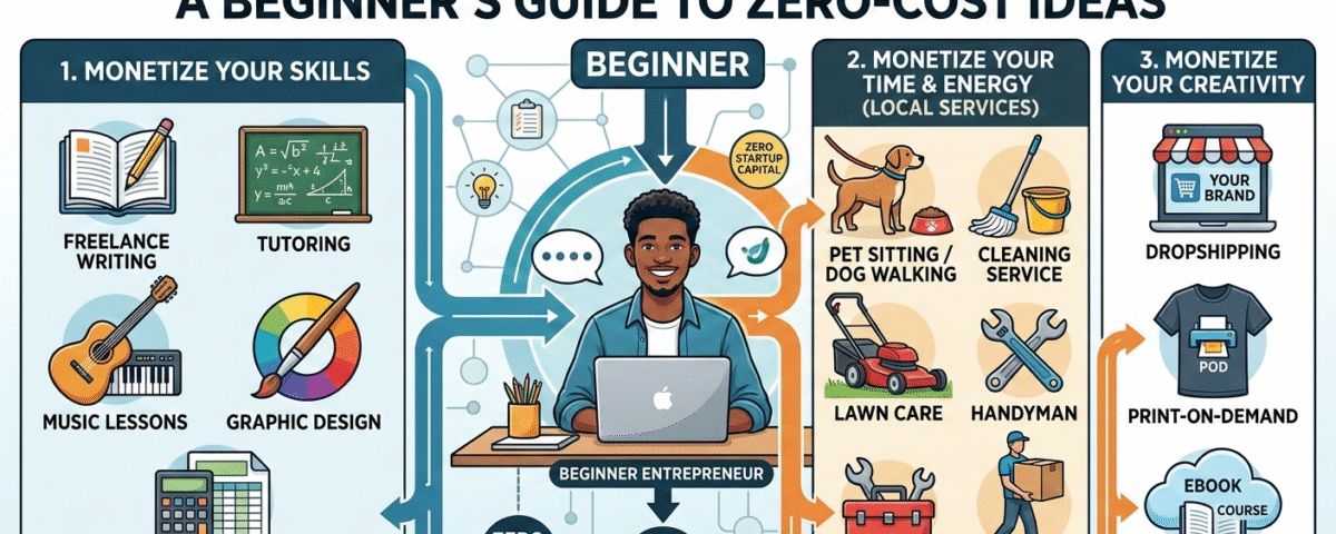Small Business Ideas for Beginners With No Money